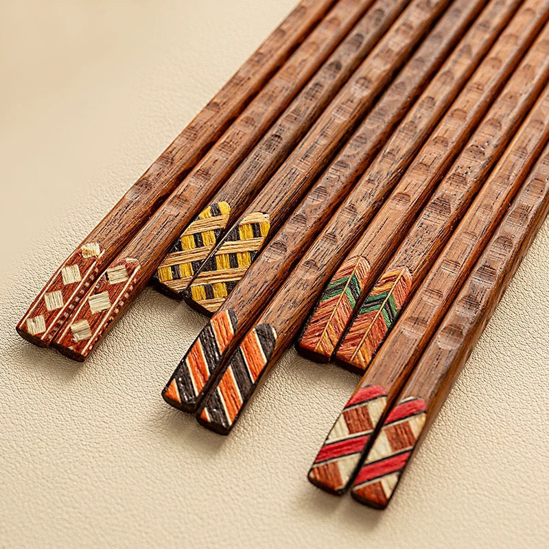 Textured Ironwood Chopsticks (10 Pcs/Set) (Min. Order 12 Set)