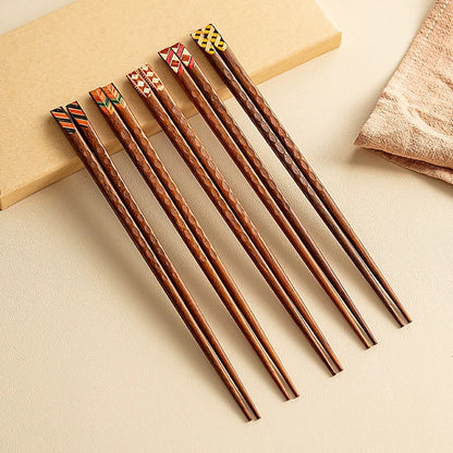 Textured Ironwood Chopsticks (10 Pcs/Set) (Min. Order 12 Set)