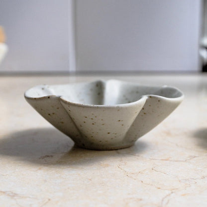Floral-Inspired Ceramic Saucers (Min Order 6 Nos)